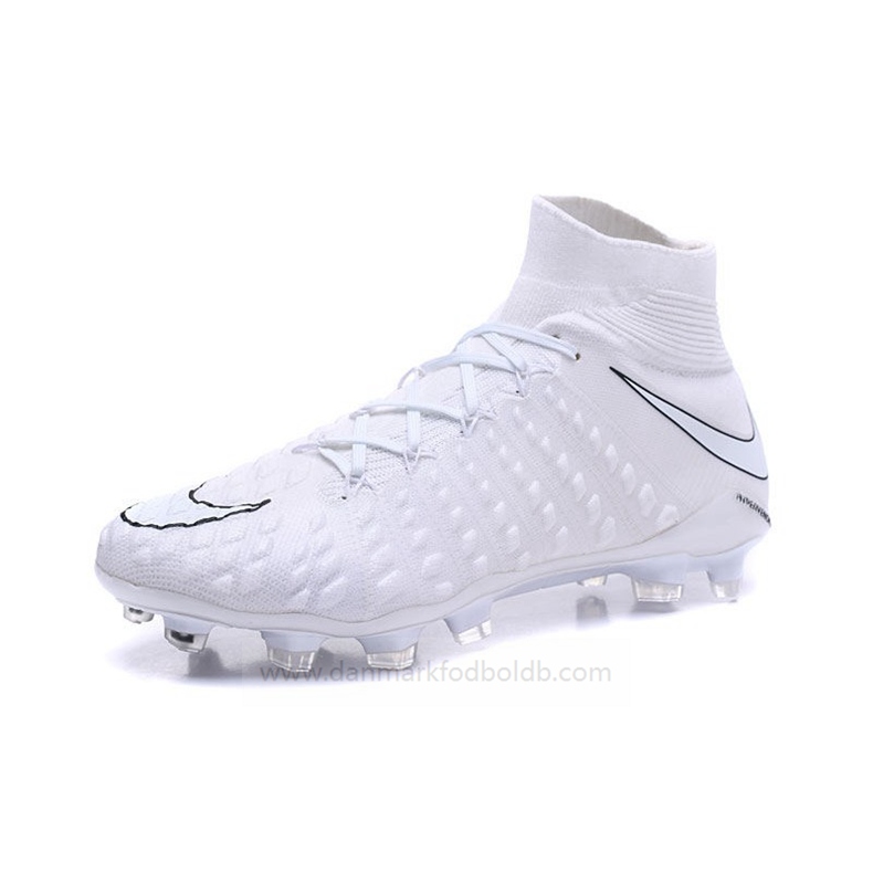 Nike Phantom Hypervenom Iii Elite Df FG Fodboldstøvler Herre – Hvid
